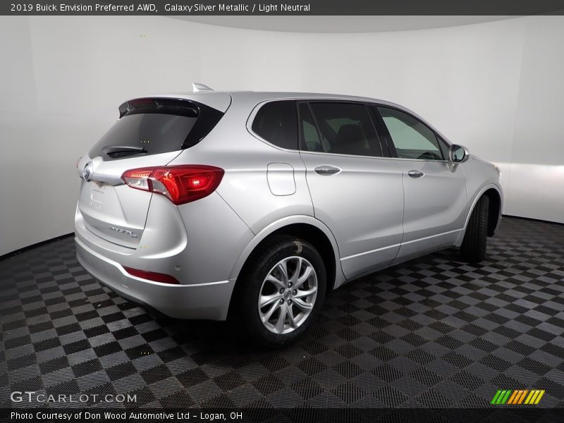 Galaxy Silver Metallic / Light Neutral 2019 Buick Envision Preferred AWD