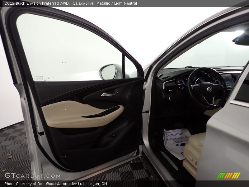 Galaxy Silver Metallic / Light Neutral 2019 Buick Envision Preferred AWD