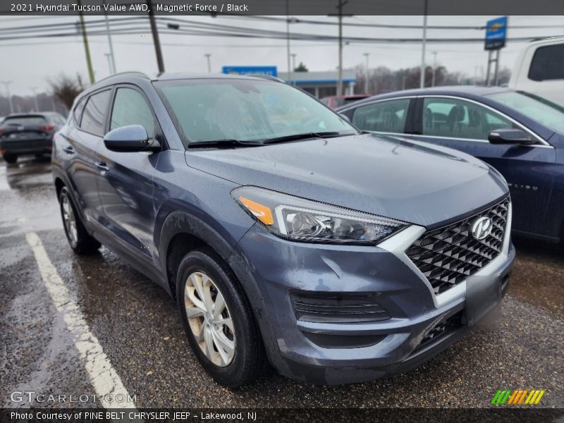 Magnetic Force / Black 2021 Hyundai Tucson Value AWD