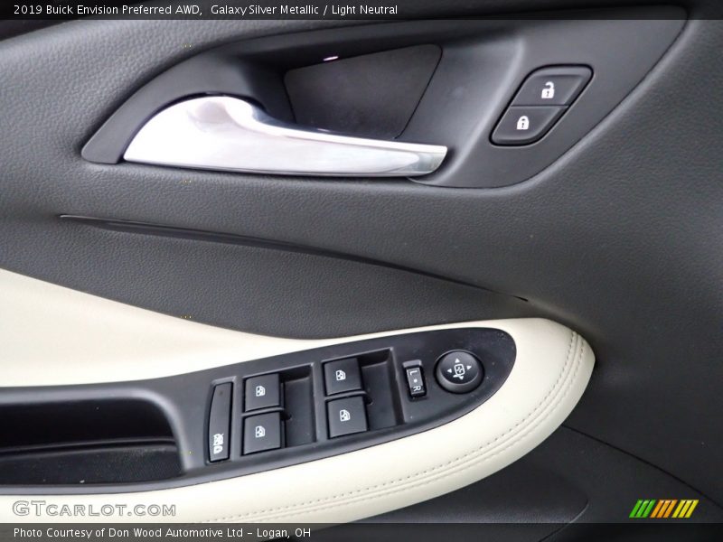 Galaxy Silver Metallic / Light Neutral 2019 Buick Envision Preferred AWD