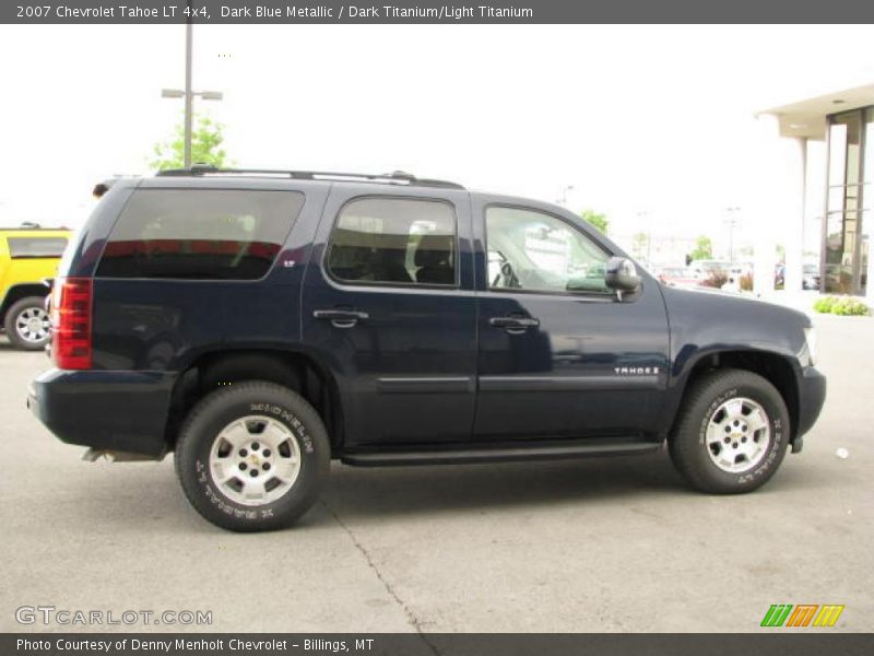 Dark Blue Metallic / Dark Titanium/Light Titanium 2007 Chevrolet Tahoe LT 4x4