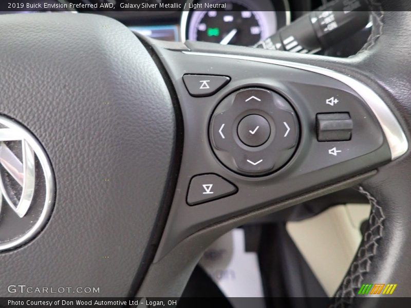 Galaxy Silver Metallic / Light Neutral 2019 Buick Envision Preferred AWD