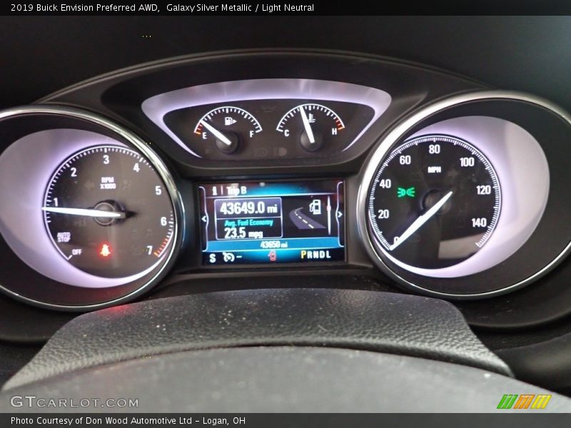 Galaxy Silver Metallic / Light Neutral 2019 Buick Envision Preferred AWD