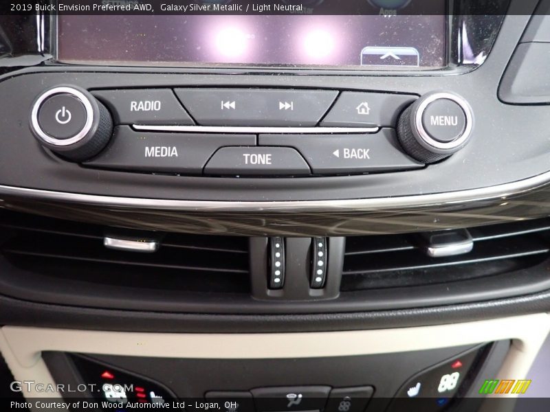 Galaxy Silver Metallic / Light Neutral 2019 Buick Envision Preferred AWD