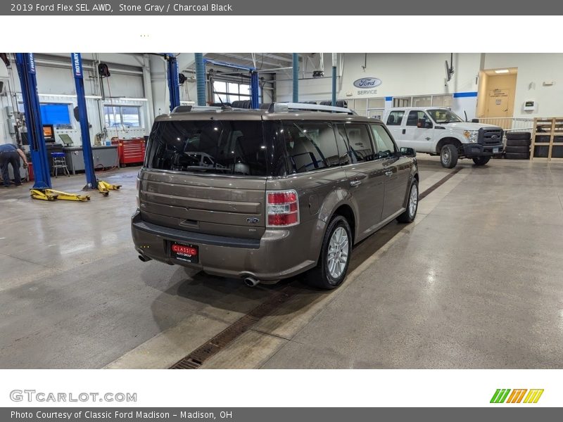 Stone Gray / Charcoal Black 2019 Ford Flex SEL AWD