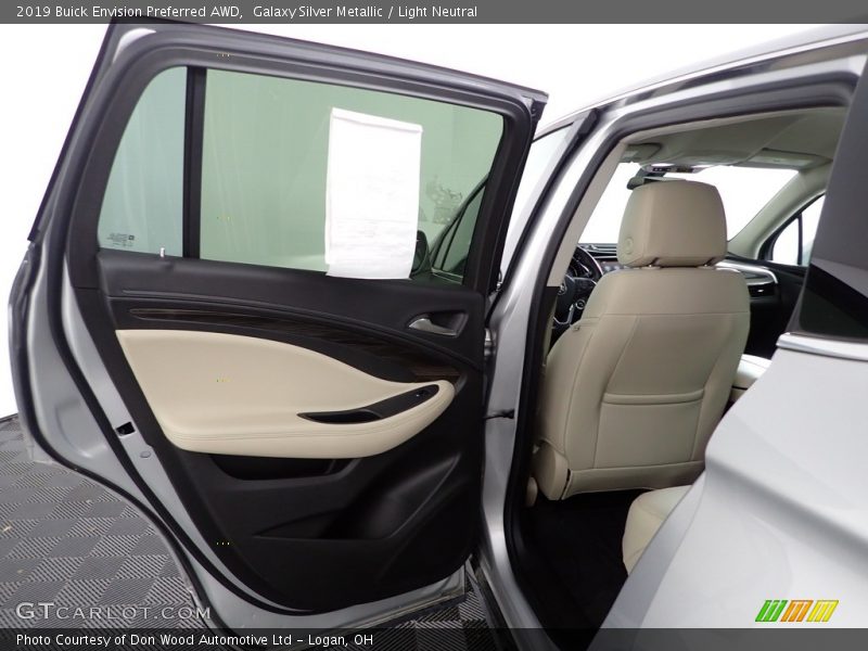 Galaxy Silver Metallic / Light Neutral 2019 Buick Envision Preferred AWD