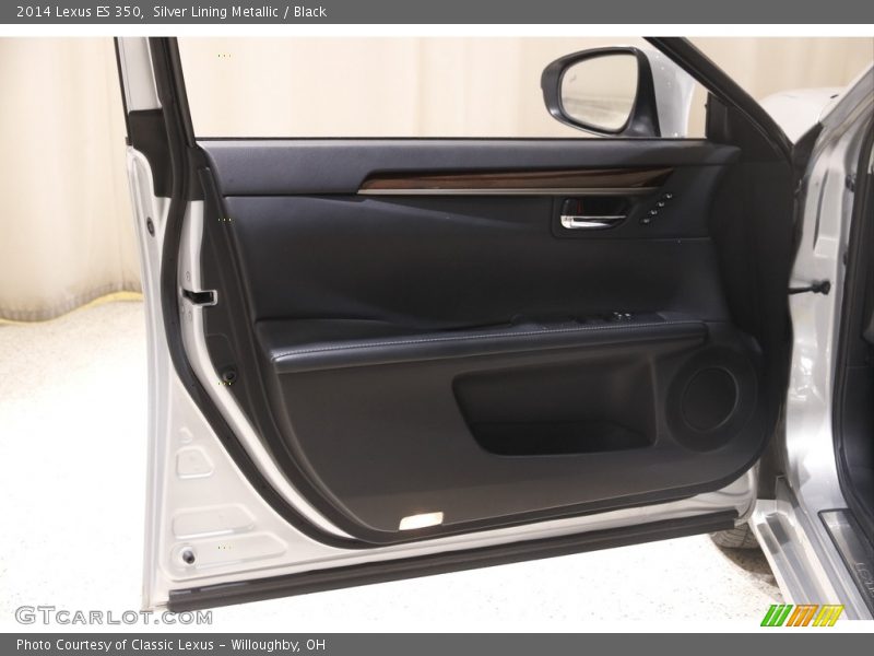 Silver Lining Metallic / Black 2014 Lexus ES 350