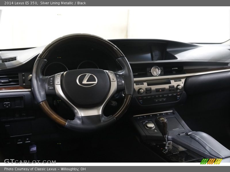 Silver Lining Metallic / Black 2014 Lexus ES 350