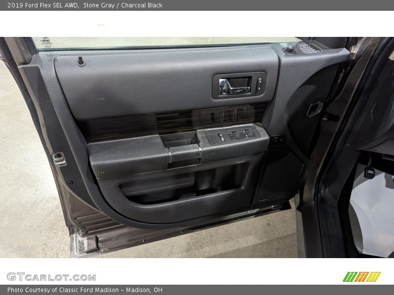 Stone Gray / Charcoal Black 2019 Ford Flex SEL AWD