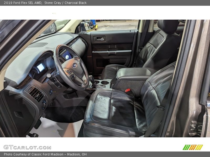 Stone Gray / Charcoal Black 2019 Ford Flex SEL AWD