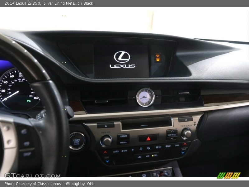 Silver Lining Metallic / Black 2014 Lexus ES 350