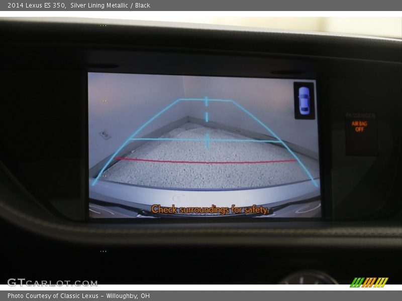 Silver Lining Metallic / Black 2014 Lexus ES 350