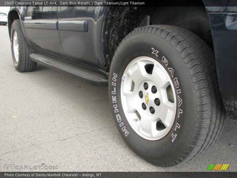 Dark Blue Metallic / Dark Titanium/Light Titanium 2007 Chevrolet Tahoe LT 4x4