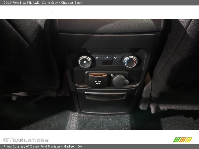 Stone Gray / Charcoal Black 2019 Ford Flex SEL AWD
