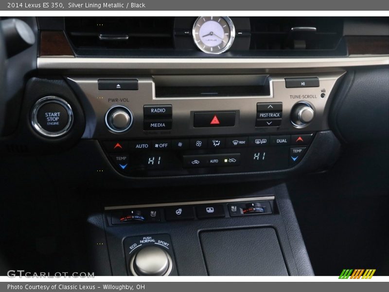 Silver Lining Metallic / Black 2014 Lexus ES 350