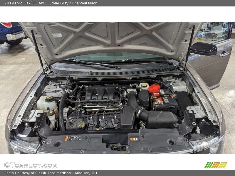 Stone Gray / Charcoal Black 2019 Ford Flex SEL AWD