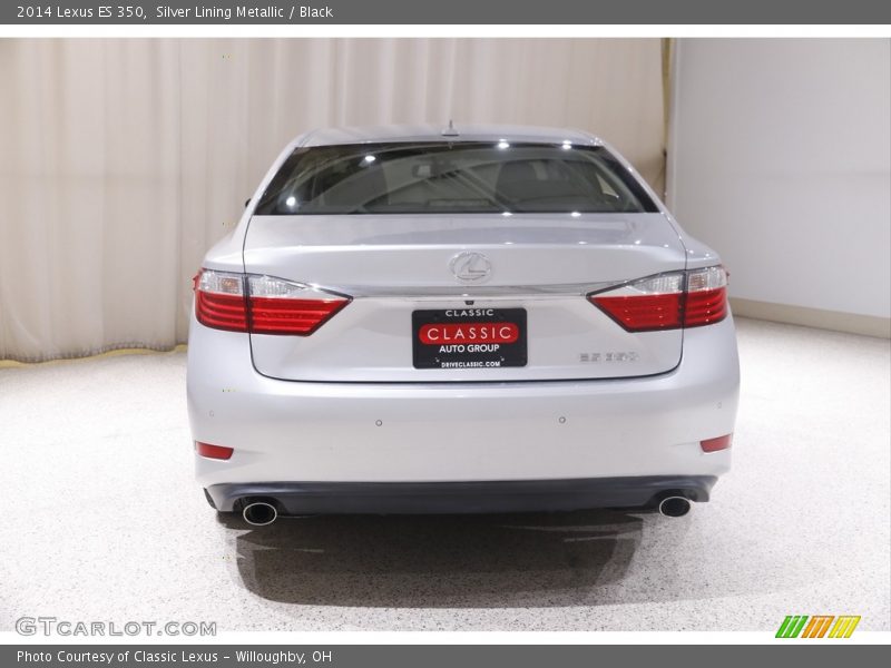 Silver Lining Metallic / Black 2014 Lexus ES 350