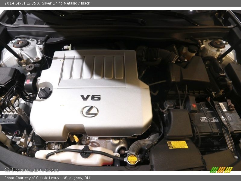 Silver Lining Metallic / Black 2014 Lexus ES 350