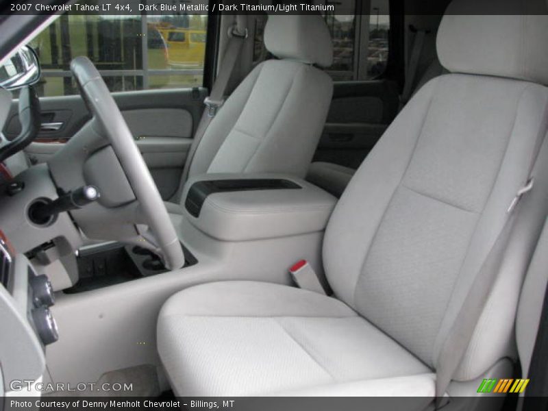 Dark Blue Metallic / Dark Titanium/Light Titanium 2007 Chevrolet Tahoe LT 4x4
