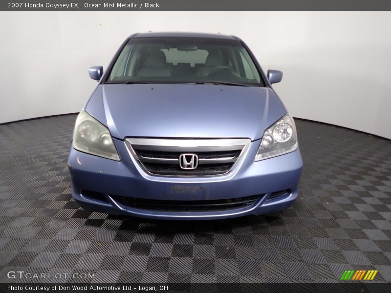 Ocean Mist Metallic / Black 2007 Honda Odyssey EX