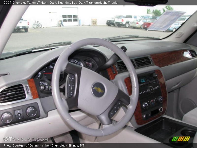 Dark Blue Metallic / Dark Titanium/Light Titanium 2007 Chevrolet Tahoe LT 4x4