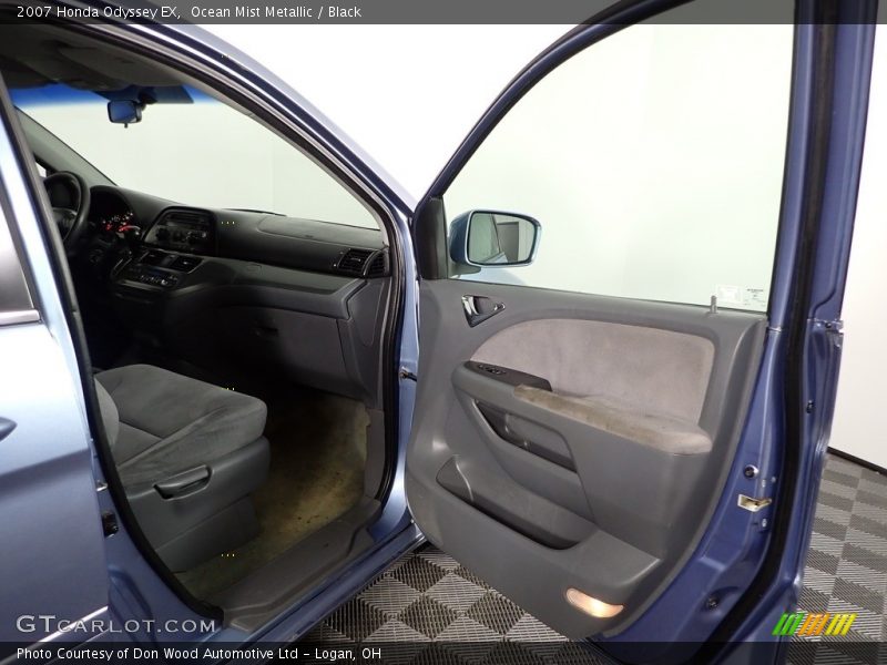 Ocean Mist Metallic / Black 2007 Honda Odyssey EX
