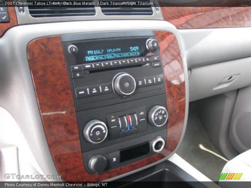 Dark Blue Metallic / Dark Titanium/Light Titanium 2007 Chevrolet Tahoe LT 4x4