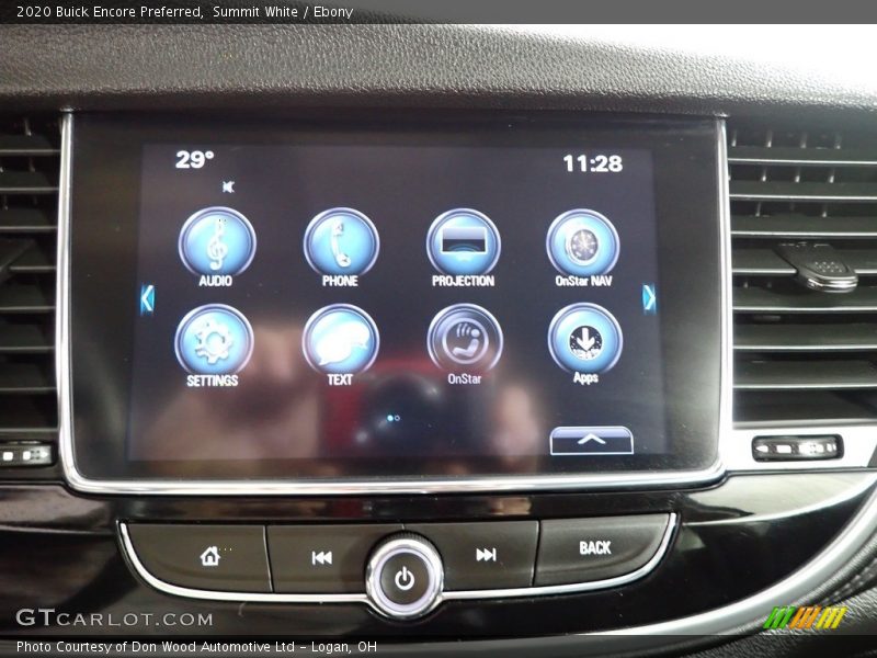 Summit White / Ebony 2020 Buick Encore Preferred