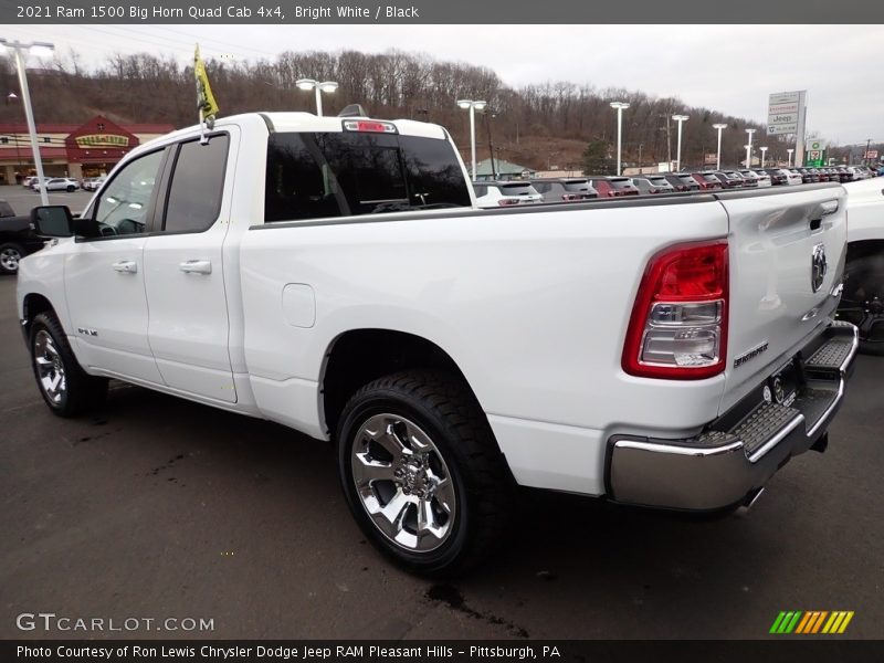 Bright White / Black 2021 Ram 1500 Big Horn Quad Cab 4x4