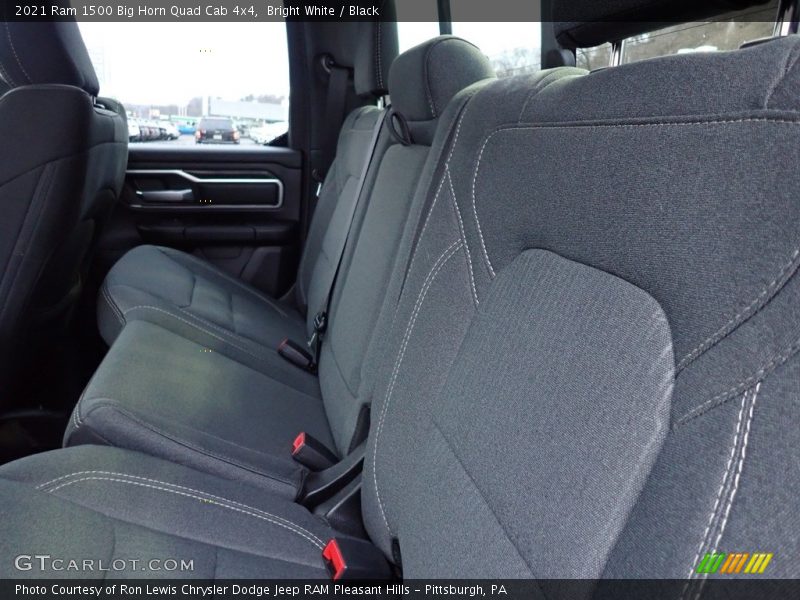 Rear Seat of 2021 1500 Big Horn Quad Cab 4x4