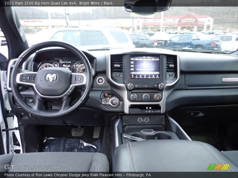 Dashboard of 2021 1500 Big Horn Quad Cab 4x4