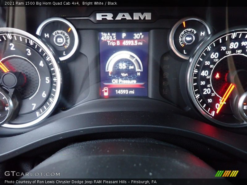  2021 1500 Big Horn Quad Cab 4x4 Big Horn Quad Cab 4x4 Gauges