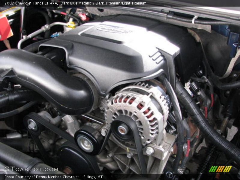 Dark Blue Metallic / Dark Titanium/Light Titanium 2007 Chevrolet Tahoe LT 4x4