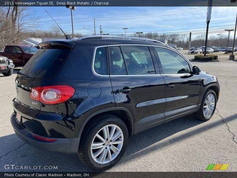 Deep Black Metallic / Charcoal 2011 Volkswagen Tiguan SE