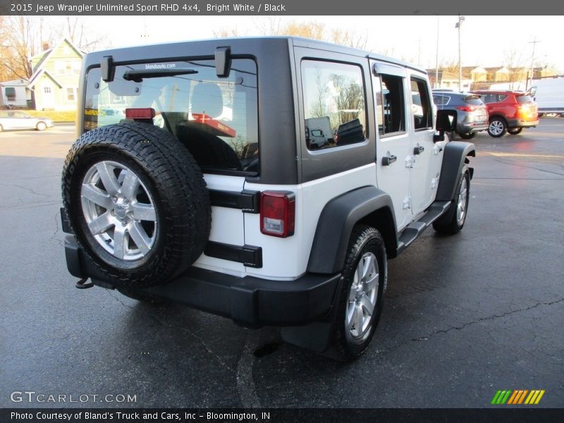 Bright White / Black 2015 Jeep Wrangler Unlimited Sport RHD 4x4