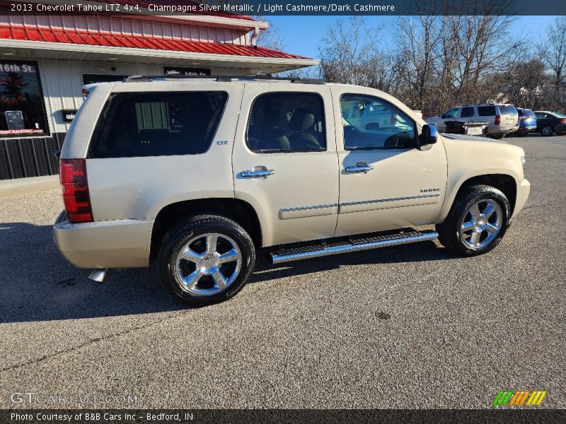 Champagne Silver Metallic / Light Cashmere/Dark Cashmere 2013 Chevrolet Tahoe LTZ 4x4