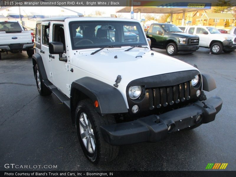 Bright White / Black 2015 Jeep Wrangler Unlimited Sport RHD 4x4