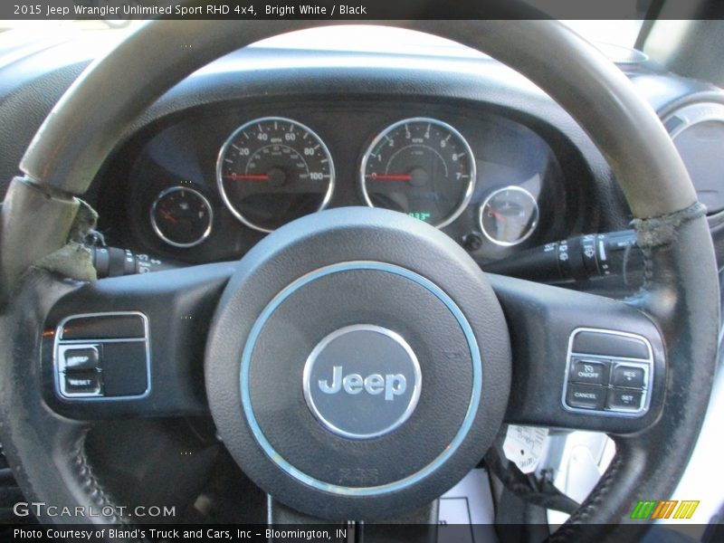 Bright White / Black 2015 Jeep Wrangler Unlimited Sport RHD 4x4