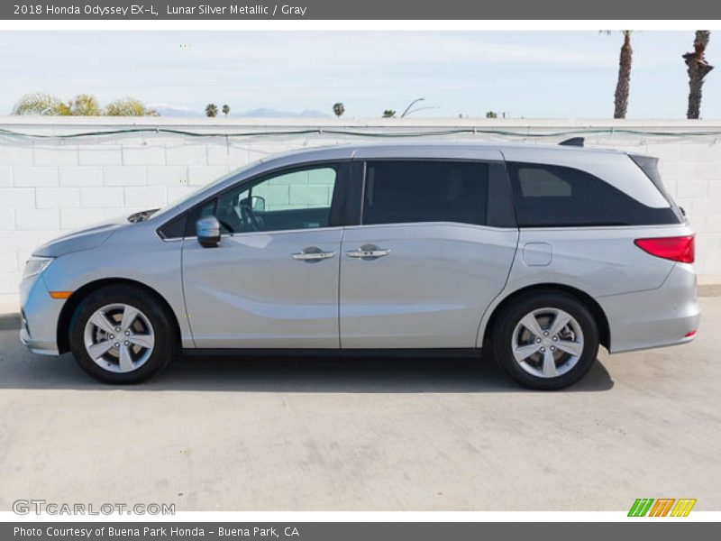 Lunar Silver Metallic / Gray 2018 Honda Odyssey EX-L