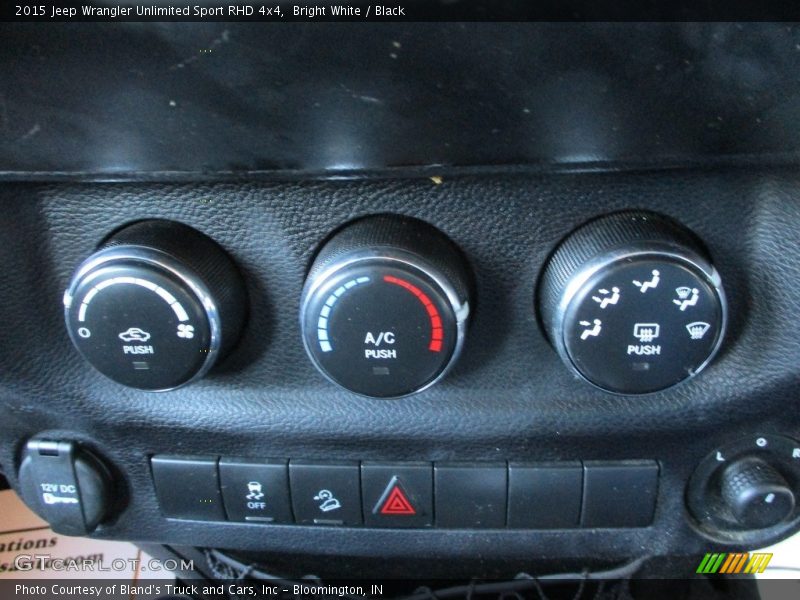 Bright White / Black 2015 Jeep Wrangler Unlimited Sport RHD 4x4