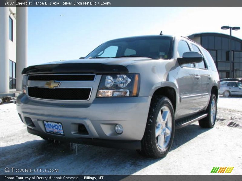 Silver Birch Metallic / Ebony 2007 Chevrolet Tahoe LTZ 4x4