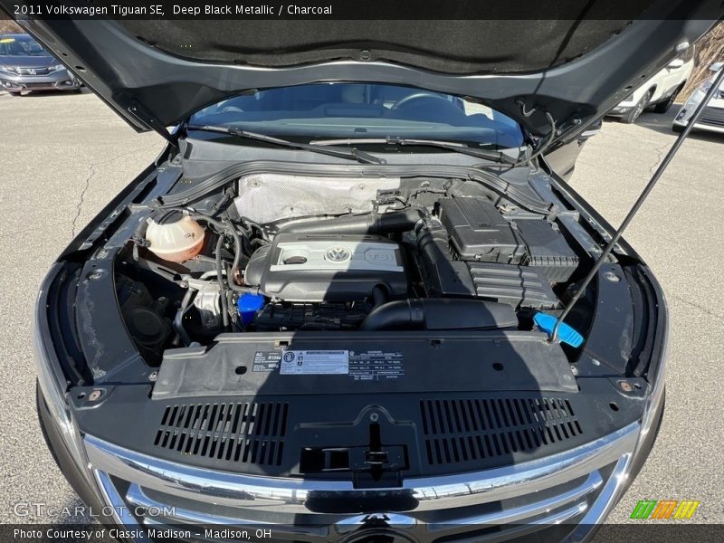 Deep Black Metallic / Charcoal 2011 Volkswagen Tiguan SE