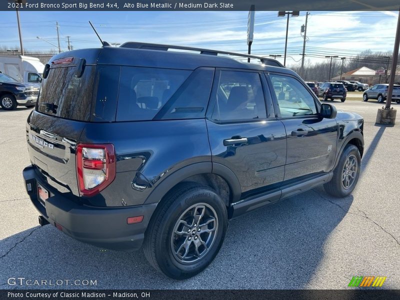 Alto Blue Metallic / Medium Dark Slate 2021 Ford Bronco Sport Big Bend 4x4
