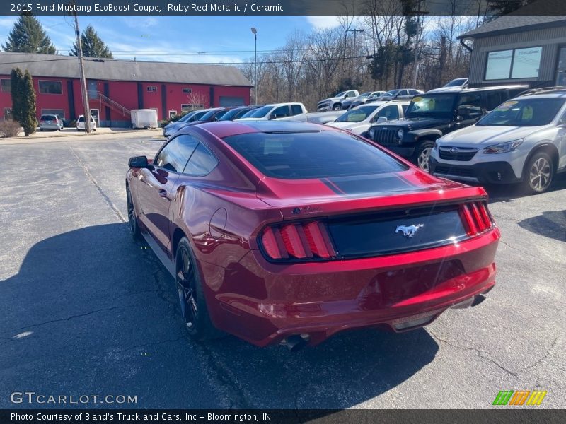 Ruby Red Metallic / Ceramic 2015 Ford Mustang EcoBoost Coupe