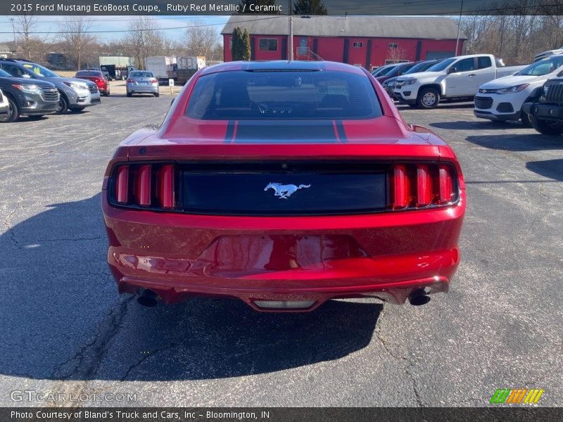 Ruby Red Metallic / Ceramic 2015 Ford Mustang EcoBoost Coupe