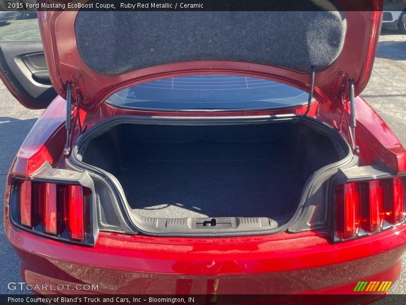 Ruby Red Metallic / Ceramic 2015 Ford Mustang EcoBoost Coupe