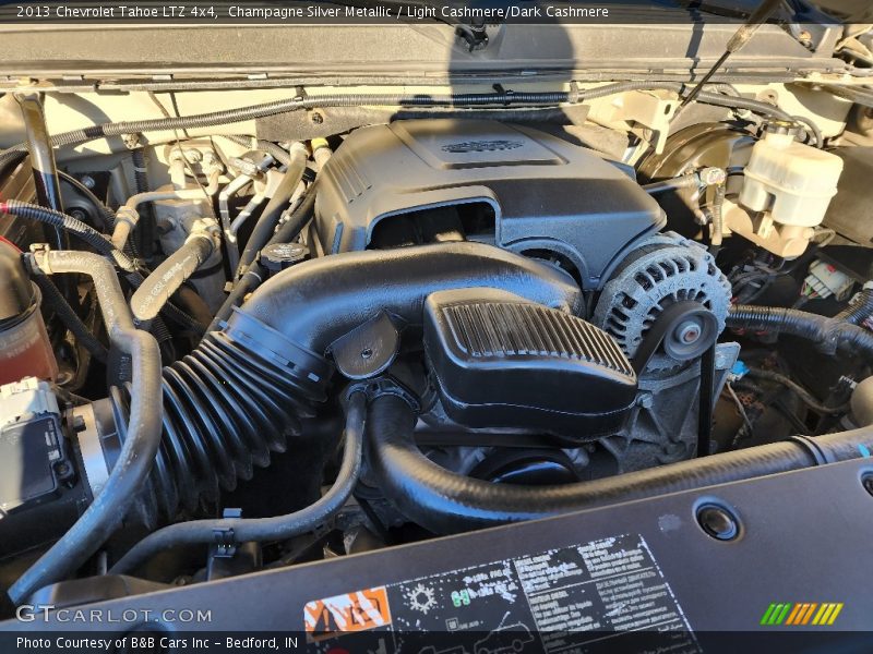 Champagne Silver Metallic / Light Cashmere/Dark Cashmere 2013 Chevrolet Tahoe LTZ 4x4