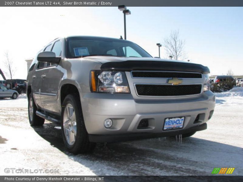 Silver Birch Metallic / Ebony 2007 Chevrolet Tahoe LTZ 4x4