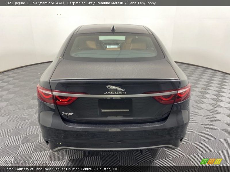 Carpathian Gray Premium Metallic / Siena Tan/Ebony 2023 Jaguar XF R-Dynamic SE AWD