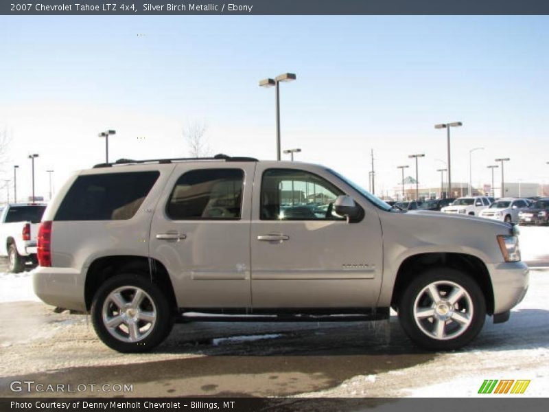Silver Birch Metallic / Ebony 2007 Chevrolet Tahoe LTZ 4x4